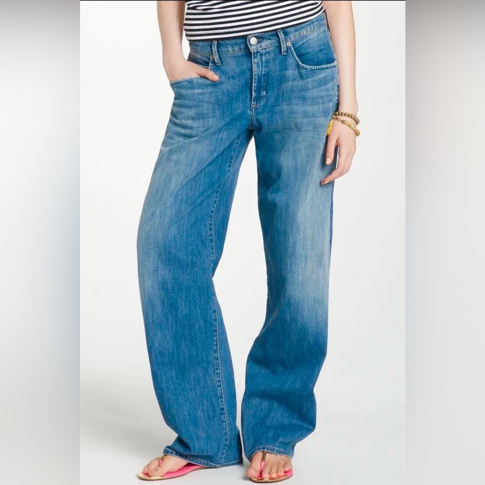 Citizens Of Humanity Light Blue Wide Leg Jeans